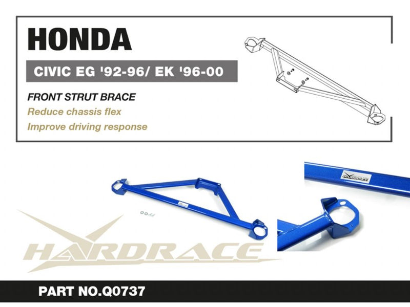 HardRace Honda Civic EG EK / Integra DC2 Front Struct Brace