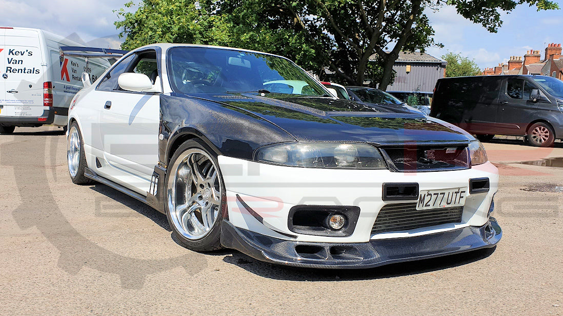 Skyline R33GTR Top Secret Style Vented Bonnet Carbon