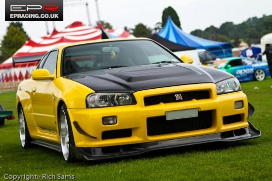 R34GTR AS Style Front Lip Carbon