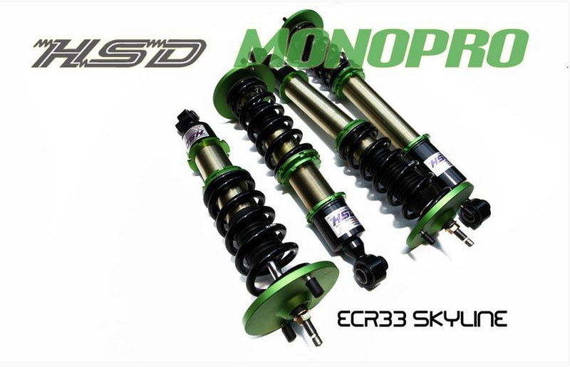 HSD Monopro fully Adjustable Coilovers for Nissan Skyline R32 R33 R34