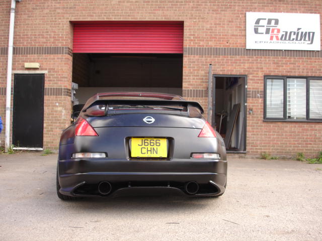 350Z ES Style Rear Bumper Lip Under Diffuser