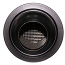 Ramair Large Foam Filter Aluminium Base 90mm (3.5inch) OD Black