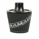 Ramair Foam Jet Stream Large Cone Air Filter70mm (2.75inch) OD Black