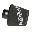 Ramair Large Foam Filter Aluminium Base 90mm (3.5inch) OD Black