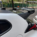 V Style Rear Spoiler Part Carbon for Toyota GR Yaris 2021+