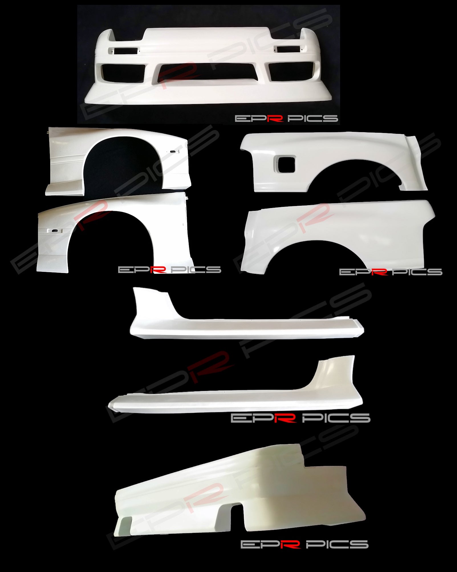 Rb Rx 3 Body Kit Rx7 FC3S Bn Blister Wide Body Kit (SPECIAL ORDER ONLY)