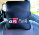 GR Gazoo Racing Black Head Rest Cushion Pair
