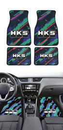 HKS Style JDM Car Floor Mats (4PCS)