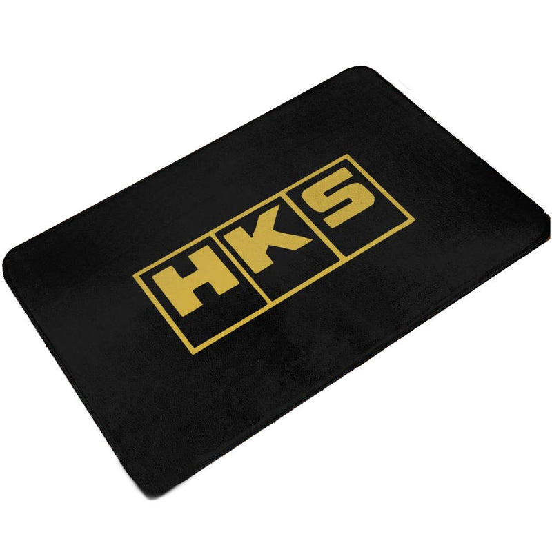 HKS Gold Letters Logo Mat Engine work / Home use