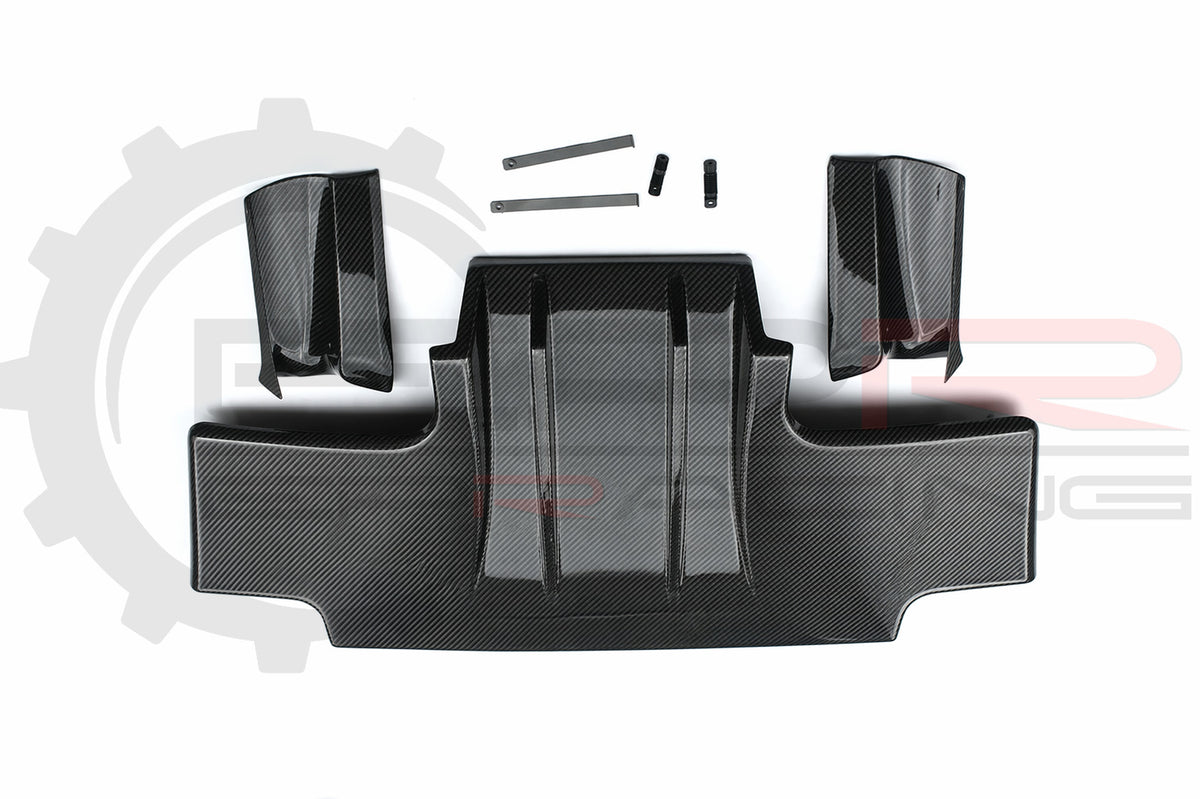 Skyline R32 GTS/GTR TS V2 Style Rear Diffuser Carbon