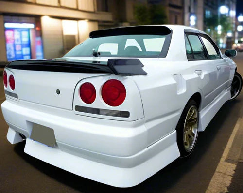 R34 GT GTT 4-Door GTR Style Wide Aero Kit