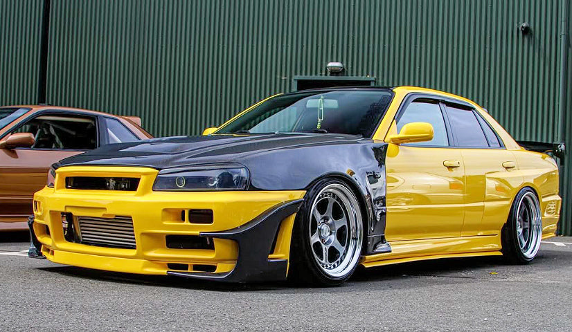 Carbon R34GTR Z-tune Style Front Fenders Pair.