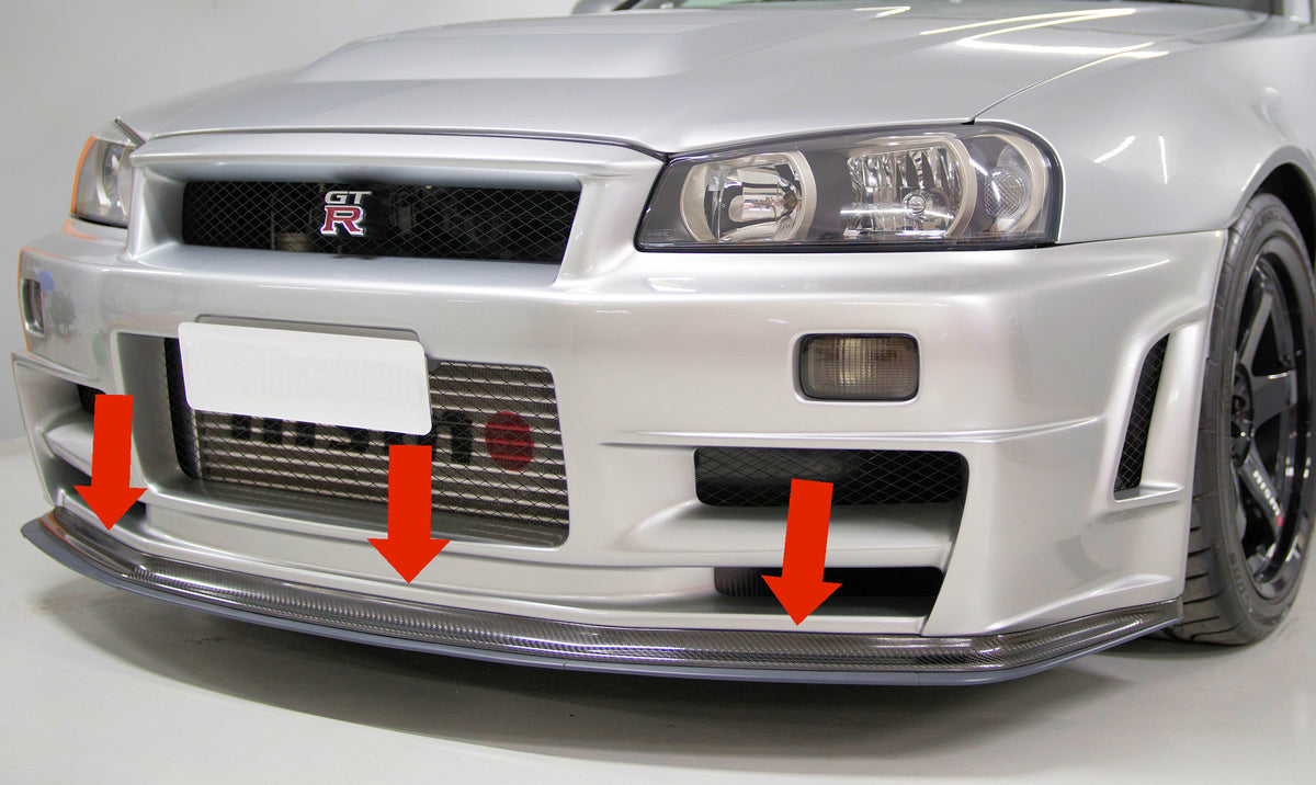 R34 GTR Z-tune Front Lip Splitter diffuser (Special Order Only)
