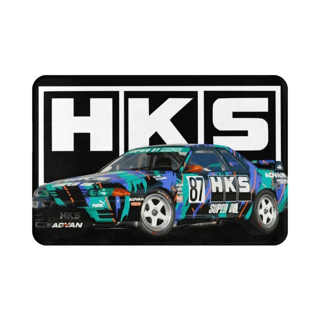 HKS Skyline R32 GTR Logo Mat Engine work / Home use