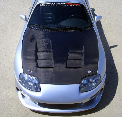 Top Secret Style Carbon Bonnet Fits Supra Mk4  (Special Order Item)