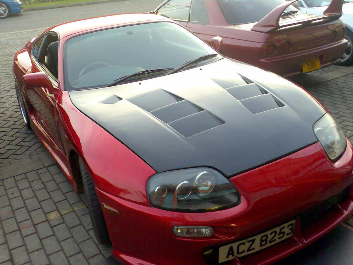 Top Secret Style Carbon Bonnet Fits Supra Mk4  (Special Order Item)