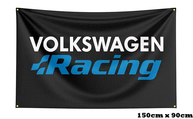 VW Racing Logo Flag