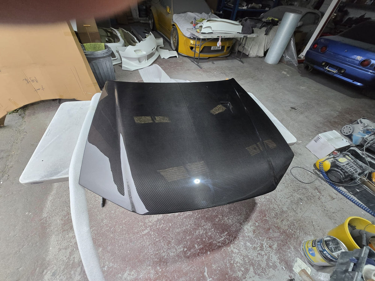 R34 GTR VSpec 2 Style Bonnet (Dry Carbon)