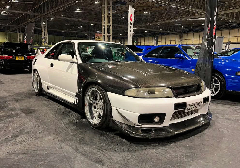 Skyline R33GTR Top Secret Style Vented Bonnet Carbon