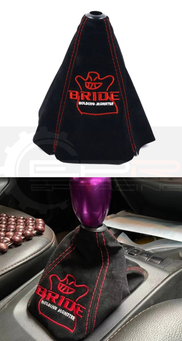 Universal JDM Bride Suede Gear Shifter Gaiter Cover