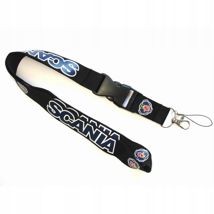Scania Black Style Lanyard