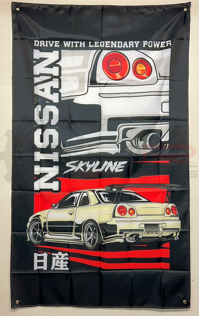Nissan Skyline Legendary Power Flag