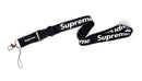 Supreme Black Style Lanyard