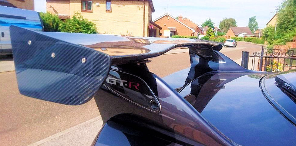 Skyline R33 GTR Bee*R Style Spoiler Blade Carbon