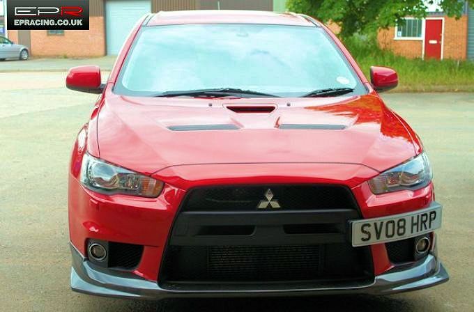 Evo X 10 VA Style Front Lip Carbon