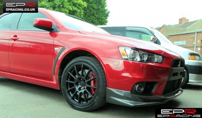 Evo X 10 VA Style Front Lip Carbon