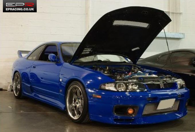 Skyline R33 GTR Bumper Indicator Air Duct Carbon
