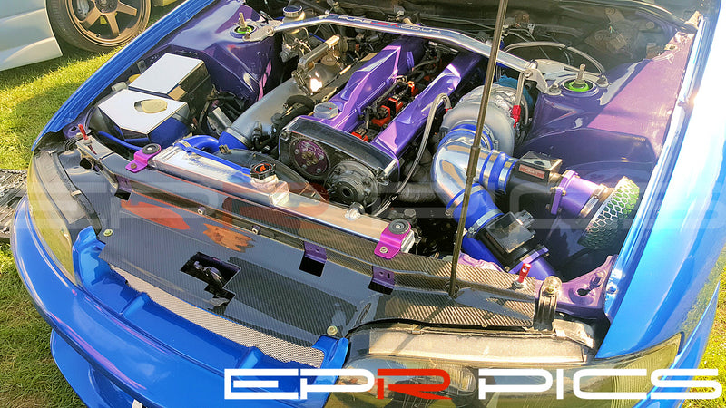 Skyline R33 GTS Spec 1 Full Length Cooling Panel Carbon