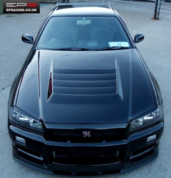 R34GTR Nismo Style Vented Bonnet