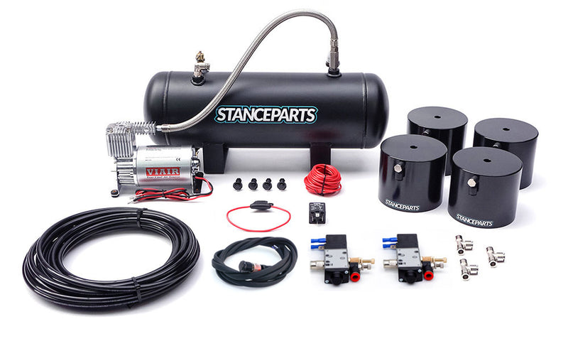 StanceParts Front & Rear Suspension Air Cups Lift Complete Kit