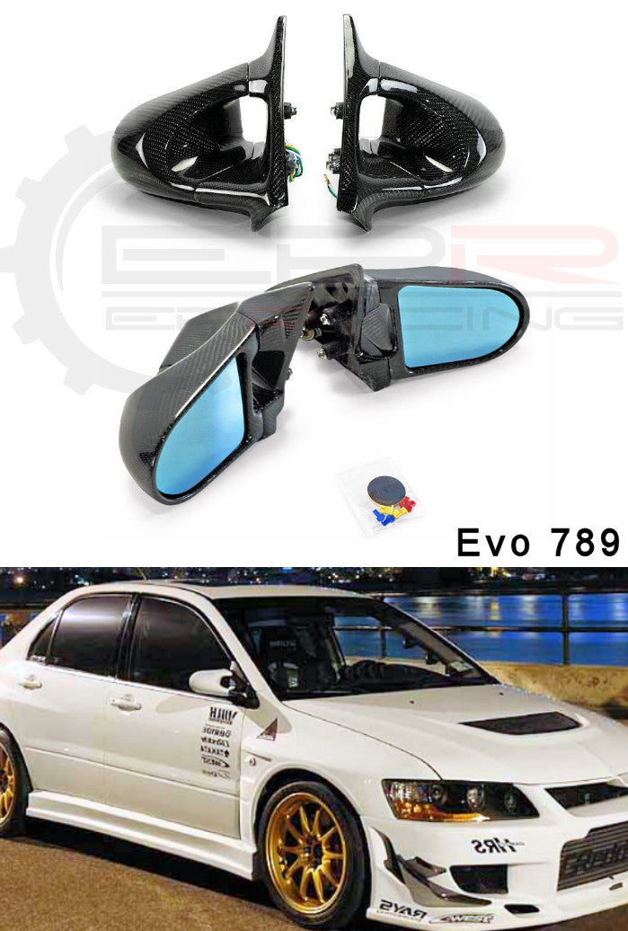 Evo 789 Ganador Style Electric Mirror Carbon (LHD)