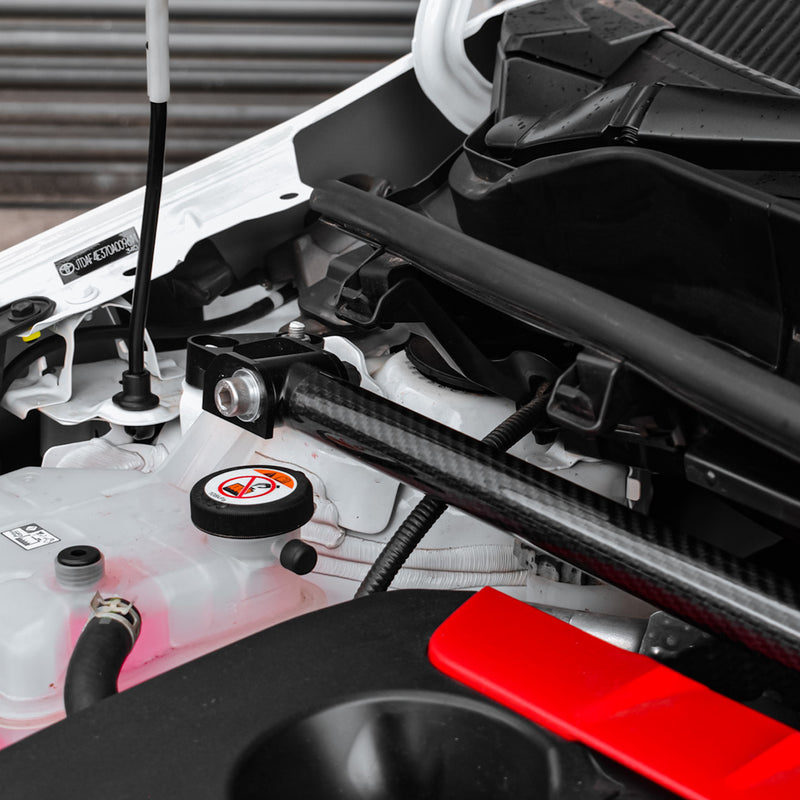 Toyota GR Yaris 2020 Onwards - Carbon Fibre Front + Rear Strut Brace Kit