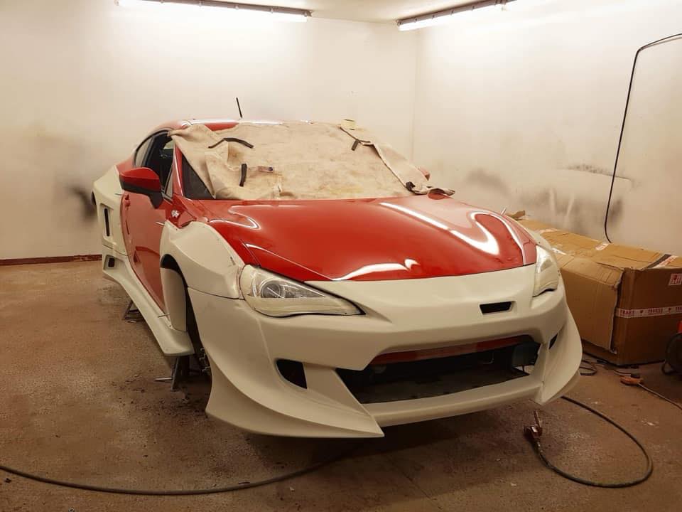 GT86/BRZ V3 Wide Aero Front Bumper & Under Lip