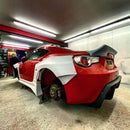 GT86/BRZ V3 Wide Aero Front & Rear Arches Set