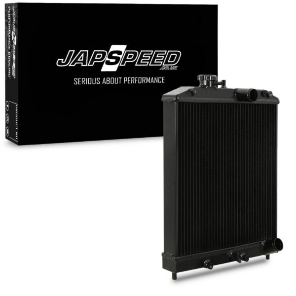 Japspeed - Honda Civic 88-00 - Black 42mm Aluminium Radiator
