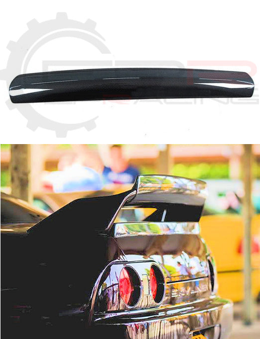 Skyline R32 GTR OEM Spoiler Gurney Flap Addon Carbon