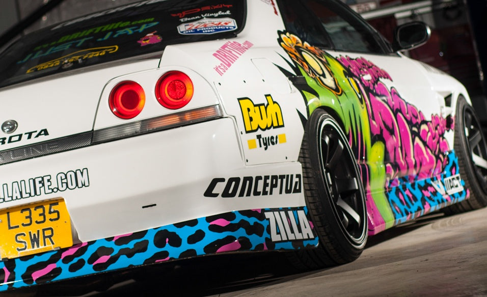 R33 GTST +25mm Half Rear Fenders Pair