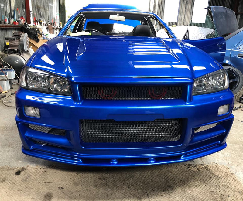 R34GTR Z-Tune Style Front Bumper & NI Half Splitter