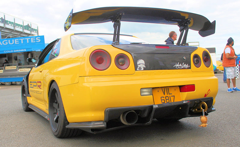 Skyline R34 GTT/GTR Top Secret Style Rear Diffuser FRP