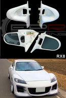 RX8 Ganador Style Electric Mirror FRP
