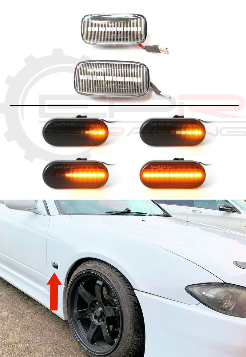 S15 Silvia Clear Lens Dynamic Side indicators
