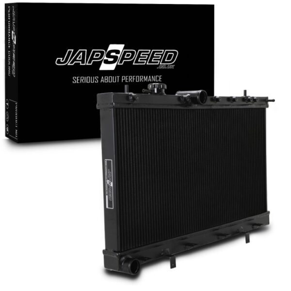 Japspeed - Subaru Impreza New Age WRX STI 03-06 - Black Aluminium Radiator