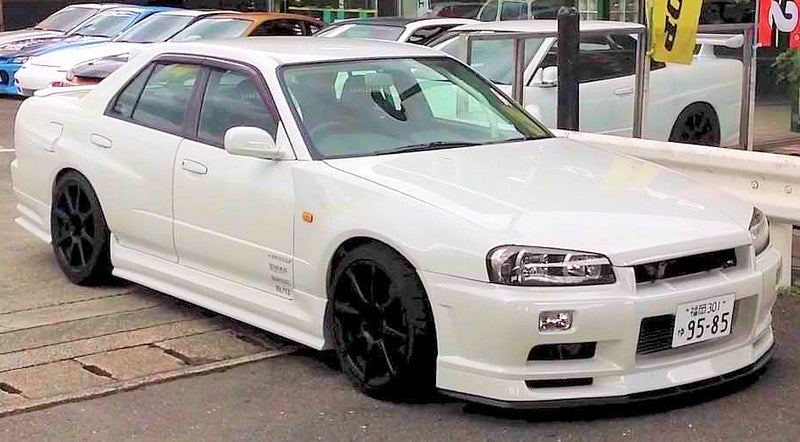 R34 GT 4-Door URR Style Side Skirts Pair