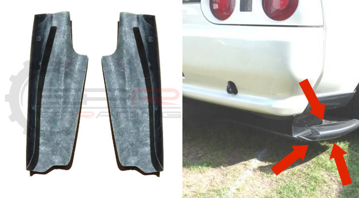 Skyline R32 GTS/GTR TS Style Rear Diffuser FRP