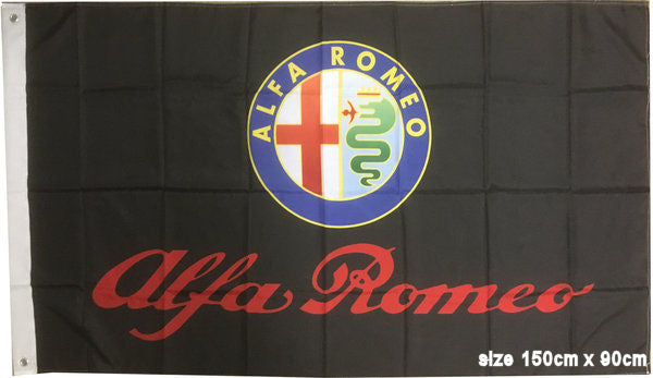 Alfa Romeo Logo Flag