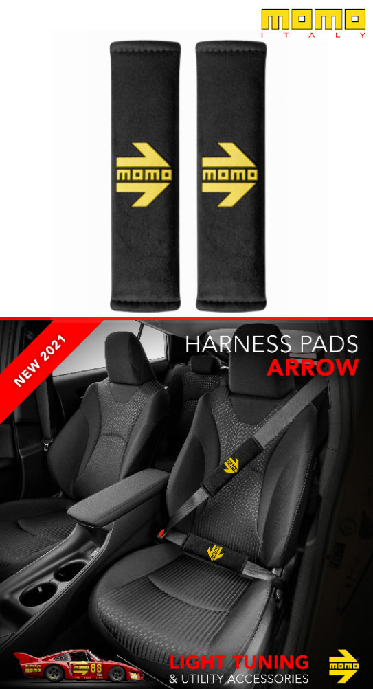 MOMO Universal Seat Belt Harness Pads - Arrow